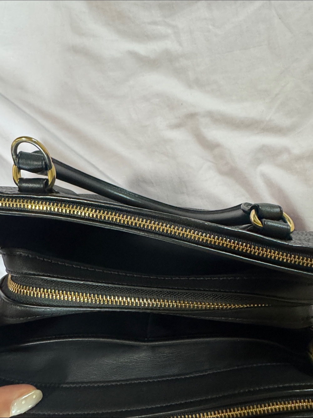 Coach Black Leather bag - Picture 5 of 7